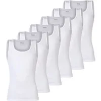BOSS Unterhemd Herren Unterhemd 6er Pack Baumwolle (Packung, 6er Pack)