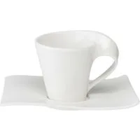 Villeroy & Boch Espressotasse New Wave Mokka-/Espressotasse 2tlg., Premium Porcelain