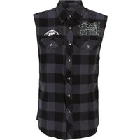 Brandit Oversize-Shirt Brandit Ozzy Checkshirt Sleeveless (1-tlg)