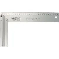 EUROTOOLS Anschlagwinkel Anschlagwinkel Schreinerwinkel90° - 300 mm, Aluminium
