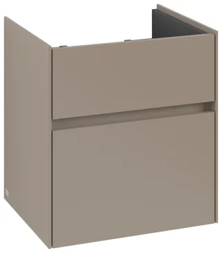 Villeroy & Boch Waschtischunterschrank Collaro 510x546x414mm 2 Ausz. Waschbecken mittig Taupe C00700VM