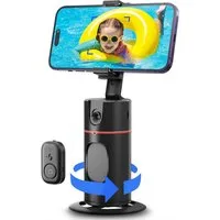 ibettertec Gimbal Smartphone, 360° Rotation Smart Tracking Telefonhalter Kamera-Gimbal (Smart Gesicht Körper Tracking Selfie Stick Gimbal Stabilisator)