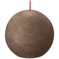 Bolsius Kugelkerze Bolsius Rustik Kugelkerze wildleder braun
