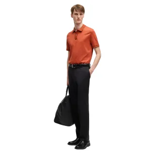 Boss - "Parlay" Poloshirt für Herren, Technisch (Dunkel-Orange)