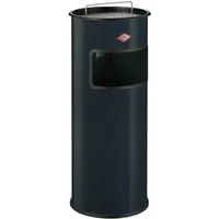 WESCO Aschenbecher Standascher 30 L, mit Sieb, mit Einwurfschlitz und herausnehmbarem Sieb