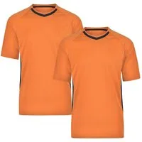 James & Nicholson Funktionsshirt Doppelpack Team-T Herren Funktions Team T-Shirt JN337 (Spar-Set, 2er-Pack) Atmungsaktiv, feuchtigkeitsregulierend und schnell trocknend