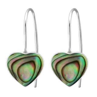 Herz Ohrringe aus 925 Silber