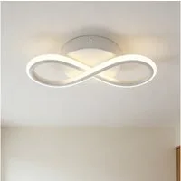 ZMH LED Deckenleuchte Wohnzimmer 3 Blatten verflochten 25/34/40CM Modern für Schlafzimmer, Augenschutz, Einfache Installtion, LED fest integriert, LED fest integriert