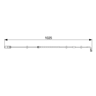 Bosch Warnkontakt f?r Bremsbel?ge BMW X5 E70 X6 E71 1987473026