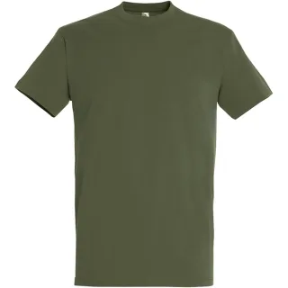 SOLS Mens Imperial Heavyweight Short Sleeve T-Shirt (Army)