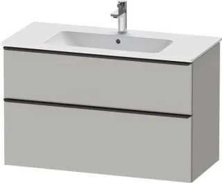 Duravit D-Neo Waschtischunterbau wandhängend Betongrau Matt 1010x462x625 mm - DE43630BD070000 DE43630BD070000