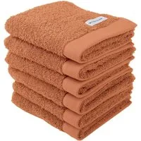 TOM TAILOR HOME Gästehandtuch COLOR BATH, Frottier (6-St), 100% Baumwolle, 30x50 cm, uni, große Farbauswahl