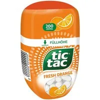 tic tac Süßigkeit, Tic Tac Fresh Orange Big Pack spritzig milder Orangen Geschmack 98g
