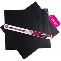 Sallys Backpapier Dauerbackfolie 2er Set-Wiederverwendbare Antihaft-Backunterlage, Umweltfreundlich