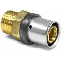 PipeTec Deutschland Pressfitting, Pipetec Press-Übergang von Alu Verbundrohr Außengewinde