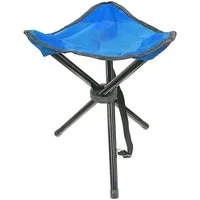 HAC24 Campinghocker Camping Hocker Falthocker Angelhocker Campingstuhl Dreibeinhocker, bis 80 kg inkl. Tragegurt und Klettverschluss