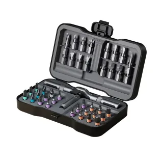 ATUMAN RS1 PLUS 38-in-1 Ratchet Screwdriver Kit Magnetic T-Handle Precision Tool Set with S2 Steel Bits