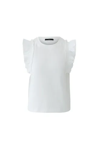 Oui - T-Shirt optic white - Gr. - 36