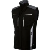 Leibwächter Arbeitsweste Flex Line Softshell Bodywarmer bequem, atmungsaktiv, wasserabweisend mit Fleecefutter