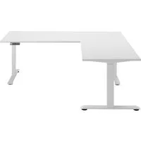 BEGA OFFICE Eckschreibtisch Ben (1-St), elektrisch höhenverstellbarer Desk mit 4 Memory Tasten, 180x177 cm