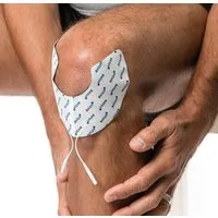 Axion Elektrodenpads passend zu Prorelax, Promed, axion - Knieelektrode, 2mm Steckanschluss, 2 St.,selbstklebende TENS EMS Elektroden für TENS EMS Geräte
