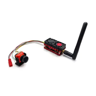 SLONWAKE 4.2W FPV System 5.8GHz 48CH FPV Transmitter VTX with B19 1/3" CMOS 1500TVL FPV Camera 2.1mm Lens and Dual Cooli