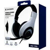 BigBen Bigben für Playstation PS4 PS5 Stereo Gaming Headset V1 weiß BB006933 Kopfhörer