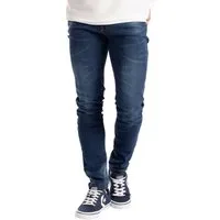 BlauerHafen Slim-fit-Jeans Herren Slim Fit Jeanshose Stretch Designer Hose Super Flex Denim Pants 2 Seitentaschen, 2 Gesäßtaschen und 1 vordere Münztasche