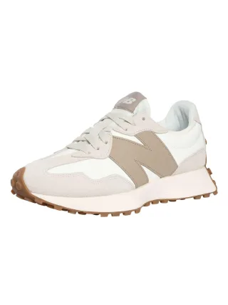 New Balance 327 Leder-Sneaker, Grau