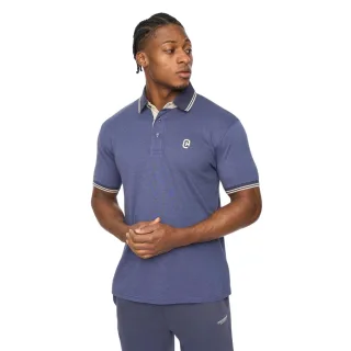 Crosshatch - "Preece" Poloshirt für Herren (Blau)