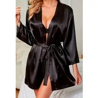 Conray Nachthemd Conray sexy Nachthemd, Hausmantel aus weichem elastischen Satin / 3016