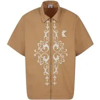 Karl Kani Kurzarmshirt Karl Kani Herren KM241-009-1 Karl Kani Og Ornament Woven Shirt (1-tlg)