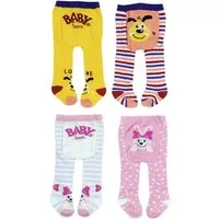 Zapf Creation® Babypuppe Zapf 831748 - BABY born Strumpfhose 2x 2sort. 43cm - Gelb-Gestreift