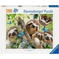 Ravensburger Puzzle Faultier Selfie, 500 Puzzleteile, Made in Germany