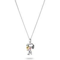 THOMAS SABO Kette mit Anhänger THOMAS SABO x Peanuts Kette Snoopy Pavé, mit Zirkonia (synth)
