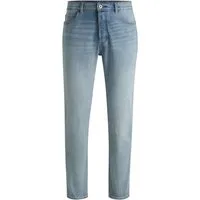 HUGO Tapered-fit-Jeans Brody mit Stone-washed-Finish