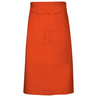 Link Kitchen Wear - "Cooks" Taillenschürze (Orange)