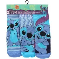 Lilo & Stitch Socken Kinder Socken Set 3 Paar atmungsaktiv & farbenfroh (3-Paar)