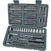 Brüder Mannesmann Werkzeuge Steckschlüssel Brüder Mannesmann Steckschlüsselsatz metrisch 1/4" (6.3 mm) 130teilig