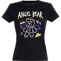 Banco T-Shirt Damen Sommershirt mit verschiedenen Bärendruck Streetwear Rundhalsausschnitt, 100% Baumwolle, Größen S - 6XL