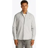Tommy Jeans Langarmhemd TJM SLIM STRIPE OXFORD SHIRT EXT Mit Button-Down-Kragen