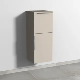 Sanipa 3way Mittelschrank mit 1 Tür und 1 Auszug, Kaschmir-Matt, UP1271U UP1271U