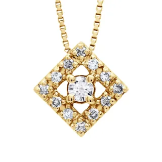 DIADEMA - Halskette mit Diamanten - Gelbgold