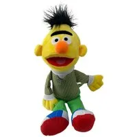 Sesamstrasse Kuscheltier Sesamstrasse Kuscheltier Bert Kuscheltier Plüsch Figur 45 cm (1-St), Super weicher Plüsch Stofftier Kuscheltier für Kinder zum spielen