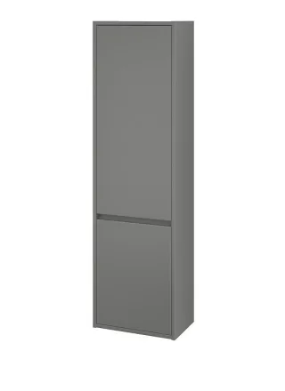 Neuesbad Serie 300 Hochschrank, B:400, T:250, H:1400mm, Grau matt 1S924-0251
