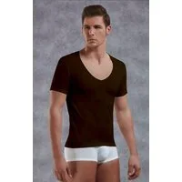 DOREANSE V-Shirt Herren Slim Fit T-Shirt mit tiefem V-Ausschnitt 2820