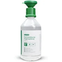 FLEXEO Erste-Hilfe-Set Augenspülflasche NaCl 250ml, (1 St), Augendusche mit Kochsalzlösung 0,9