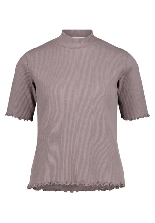 CARTOON - Basic Shirt Taupe Melange - Gr. - 46