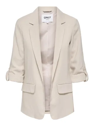 ONLY - ONLARIS LIFE 3/4 LOOSE BLAZER CC WVN Pumice Stone - Gr. - 40