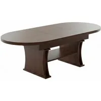 designimpex Couchtisch DA-130 oval ausziehbar höhenverstellbar mit Ablage Wohnzimmer Tisch, Funktionstisch, Wohnzimmertisch, Tisch, Esstisch, Sofatisch, Rollen